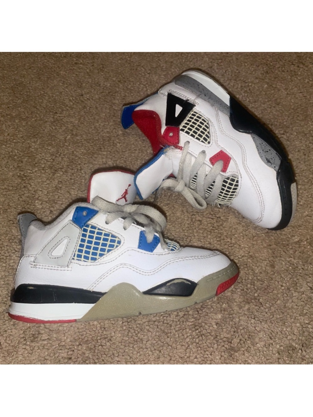 Jordan 4 retro shoes TD “what the 4”